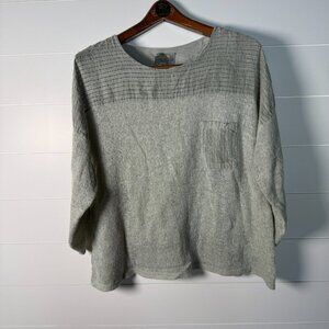 Belle France Lagenlook Sweater Small Mohair bend- Liner
